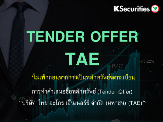 TENDER OFFER : TAE